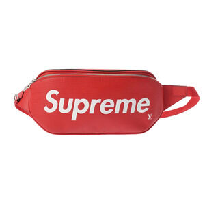 Louis Vuitton Epi Bum Bag LV Supreme Collaboration Red Body